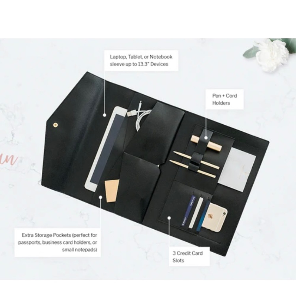 Glass Ladder & Co Megan Portfolio Clutch